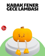 Şarjlı Pumpkin LED Masa Lambası Zamanlayıcılı Dokunmatik - Vipsepet