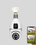 WiFi Ampul Güvenlik Kamerası 1080P Full HD Gece Görüşlü ve Hareket Algılamalı - Vipsepet - Görsel 2