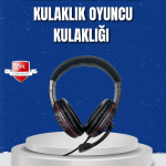 Bilgisayar Oyuncu Kulaklığı – Yumuşak Pedli, Dayanıklı İpli Kablo - Vipsepet