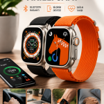 Bluetooth Bağlantılı 49MM Dokunmatik Akıllı Saat Sağlık ve Spor Takip Özellikli - Lisinya