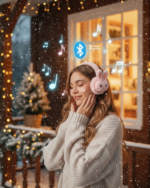 Şarjlı Kablosuz Tavşan Tasarımlı Bluetooth Kulaklık TF Kart Girişli - vipsepet