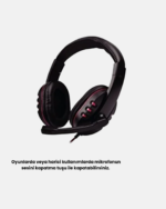 Stereo Ses Destekli Mikrofonlu Gaming Kulaklık – Yumuşak Pedli - Vipsepet - Görsel 3