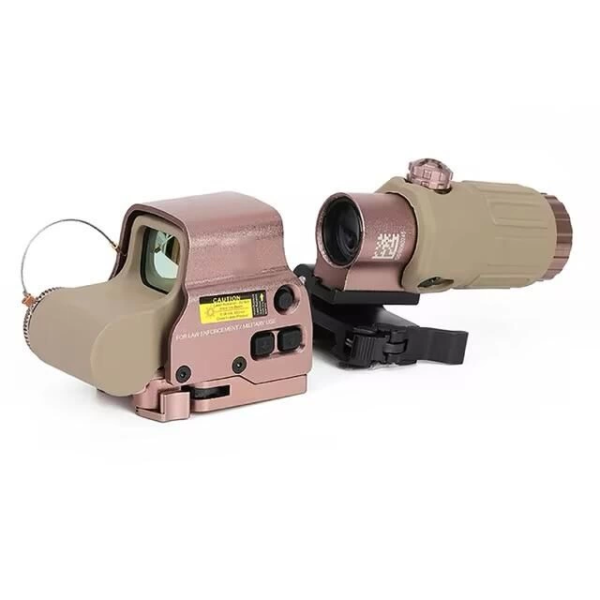 558-G43 XPS2 Hedef İşaretleyici Red Dot - Holografik Nişangâh, 5x Büyütmeli Set Çöl Rengi ( Vipsepet )