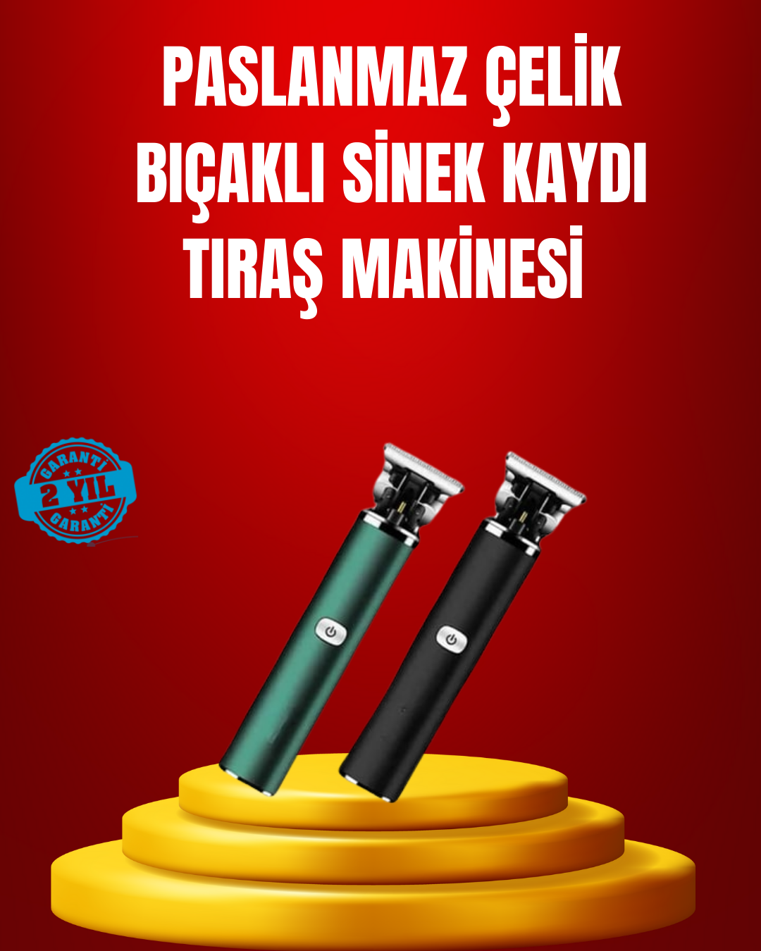 6-22 Ergonomik Tasarımlı Dayanıklı Metal Gövdeli Saç Kesme Makinesi - vipsepet - Görsel 1