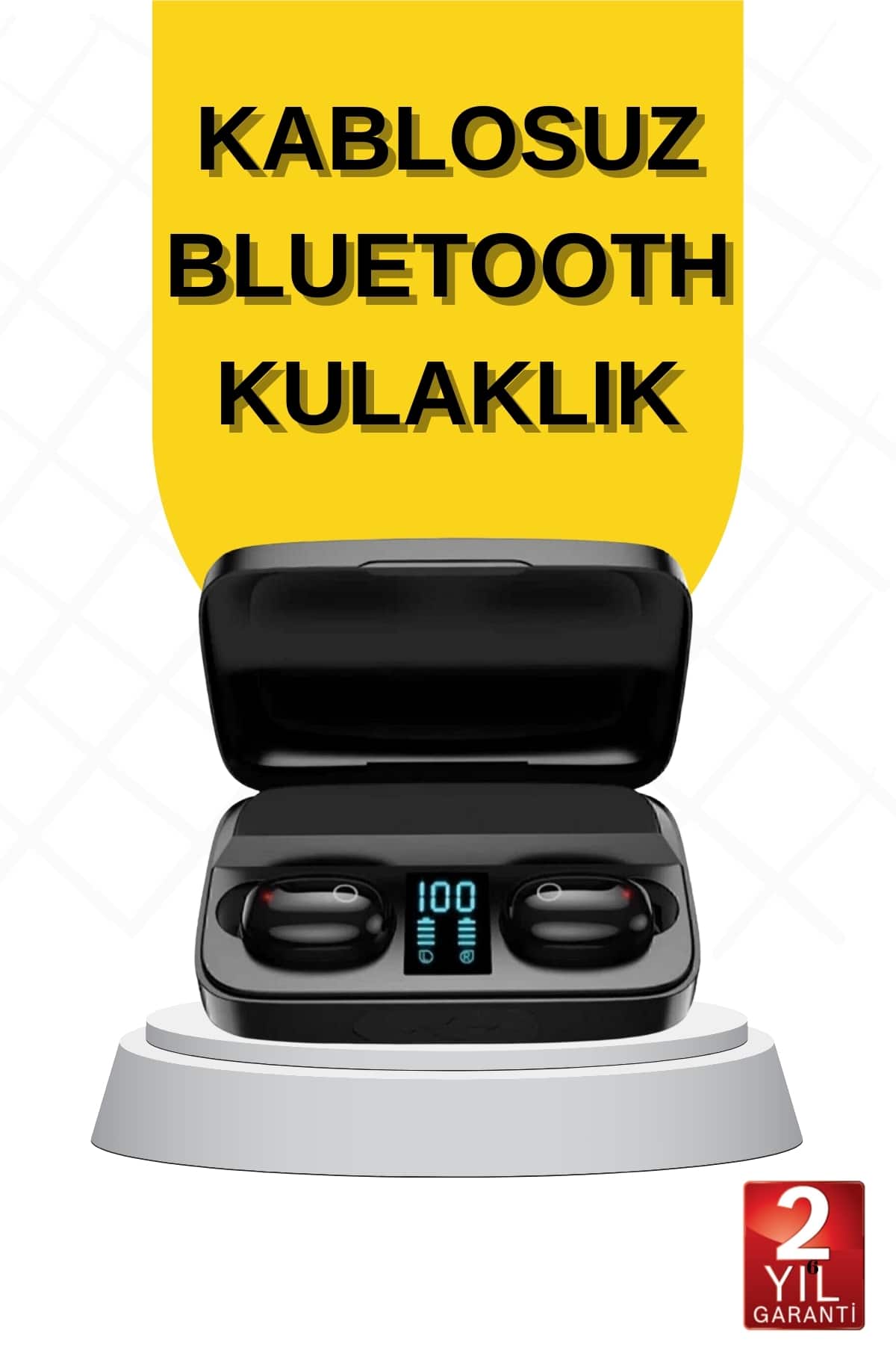 6-24 2025 Yeni Model Bluetooth Kulaklık Stereo TWS Kulaklık 5.0 Bluetooth Yüksek Ses Kaliteli - vipsepet - Görsel 1