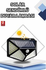 Bahçe Lambası Bahçe Aydınlatma Sensörlü Suya Dayanıklı 100 Led - Vipsepet