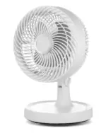 Kompakt Mini Fan Otomatik Salınımlı Sessiz Masaüstü Vantilatör - Vipsepet - Görsel 2