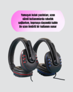 Stereo Oyun Kulaklığı – Güçlü Bas, Mikrofonlu ve Konforlu Tasarım - Vipsepet - Görsel 3