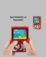 Çocuklar İçin 400 Retro Oyunlu Konsol - Lisinya - Görsel 3
