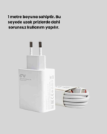 67 Watt Güçlü Turbo Şarj Aleti Samsung Note 10 Note 20 Uyumlu - Vipsepet - Görsel 2