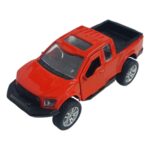 Çek Bırak Metal Arazi Aracı 13 cm - Kırmızı (Vipsepet)