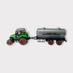 Çek Bırak Römorklu Traktör 25Cm - Yeşil Su Tankı (Vipsepet)