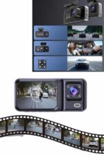 DVR Araç İçi Kamera Ön ve İç Kamera 2 İnç Ekranlı Çift Kamera - Lisinya - Görsel 3