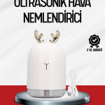 El Tipi USB Mini Soğuk Mist Nemlendirici 220 ml Tank - Vipsepet