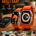 Uyku ve Nabız Takipli, Wireless Şarjlı Akıllı Saat Android ve iOS Uyumlu - Lisinya
