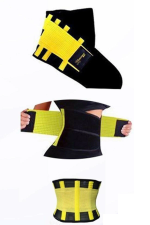 Hot Belt Termal Sauna Kemer Unisex Terletme Korsesi (sarı-siyah) ( Lisinya ) - Görsel 2
