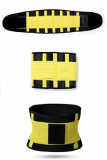 Hot Belt Termal Sauna Kemer Unisex Terletme Korsesi (sarı-siyah) ( Lisinya ) - Görsel 3