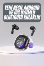 Kulak İçi Bluetooth Kulaklık ANC ENC Özellikli Şarj Göstergeli Kablosuz Kulaklık - vipsepet - Görsel 2