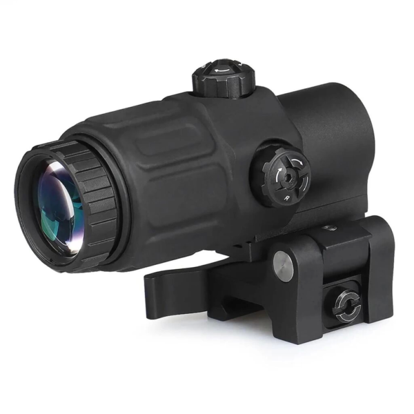 Magnifier 5x Yakınlaştırmalı Dürbün - 22mm Ray Uyumlu, Katlanır Yaylı Ayaklı ( Vipsepet )