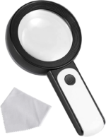 Nikula-30X -12Işıklı Büyüteç Taşınabilir Çıft Katmanlı Optik Cam Okuma Büyüteç 2290-18 ( Vipsepet )