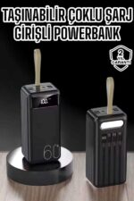 Powerbank 60.000 MAH 4 Portlu Uzun Şarj Süreli Dijital Göstergeli - vipsepet - Görsel 2
