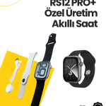 RS12 PRO+ 2025 Serisi Özel Üretim Full Ekranlı Akıllı Saat – Nabız ve Uyku Takibi, Bluetooth Arama, Garantili, Güçlü Batarya - Lisinya
