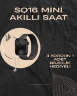 SQ-16 Mini Series 10 Akıllı Saat | Şık ve Hafif Tasarım, 3 Kordon Seçeneği - Vipsepet - Görsel 2
