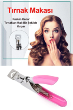 Takma Tırnak Protez Tırnak Pens Kesici Ayarlayıcı Giyotin ( Lisinya ) - Görsel 3