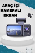 Ön ve Arka Kameralı 2 İnç 1080P Full HD DVR Araç İçi Ekran - Lisinya - Görsel 2