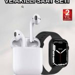 2025 Model Akıllı Saat ve 2.Nesil TWS Bluetooth Kulaklık ANC Özelliği Amoled Ekran - Lisinya
