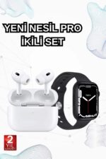 2025 Model Akıllı Saat ve Yeni Nesil Pro Bluetooth Kulaklık TWS Yüksek Ses Kaliteli - Lisinya