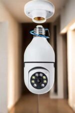 Wifi Kamera Duylu Ampul Görünümlü 360 Derece Dönebilen Ev Kamerası - Vipsepet - Görsel 2