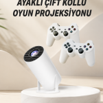 Taşınabilir Android Projeksiyon Ayaklı Çift Kollu 4K Çözünürlüklü Sinema Projeksiyonu - Vipsepet