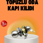 Mat Renk Topuzlu Kapı Kilidi – Giriş Tipi - Vipsepet