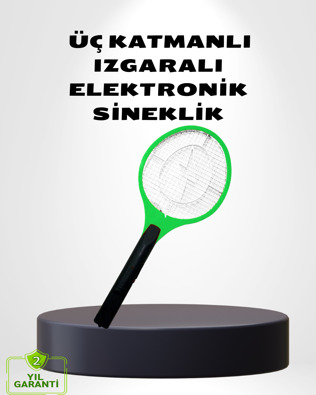1-102 Taşınabilir Elektronik Sineklik – Üç Katmanlı Güvenli Izgara ve Kimyasız Koruma - Vipsepet - Görsel 1