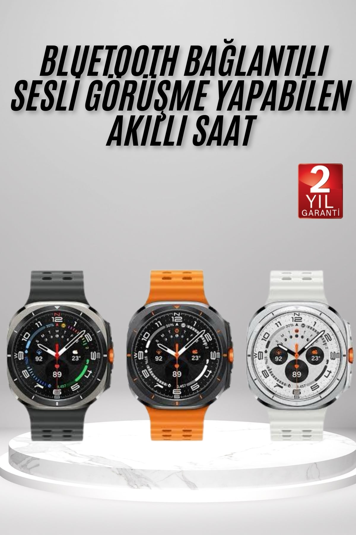 1-102 Akıllı Saat Amoled Ekran Bluetooth Bağlantılı Sağlık Takibi GPS Uyumlu - Vipsepet - Görsel 1