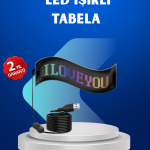 RGB Renkli LED Ekran Tabela USB Bağlantılı ve Kayan Yazı Destekli - Vipsepet
