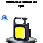 LED Mini Anahtarlık Fener – 1000 Lümen Güçlü Işık ve USB Type-C Şarjlı - Vipsepet