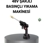 Kablosuz Basınçlı Yıkama Makinesi – 48V Güçlü Motor, 2 Pil ve Köpük Hazneli - Vipsepet