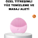 Silikon Yüz Temizleme ve Masaj Aleti – Su Geçirmez, Taşınabilir ve Cilt Dostu - Vipsepet