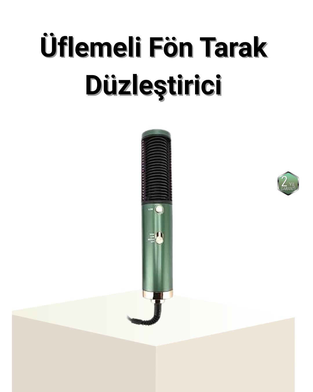 1-116 Seramik Plakalı Saç Düzleştirici – 200°C Ayarlanabilir Isı, İyon Teknolojisi - Vipsepet - Görsel 1
