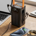 Güneş Enerjili Taşınabilir Powerbank Yüksek Kapasiteli Hızlı Şarj Özellikli - vipsepet