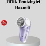 Şarjlı Tiftik Temizleyici – Çıkarılabilir Hazneli, Anti-Statik Fırçalı, USB Şarjlı - Vipsepet