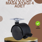 Kilitli Mobilya Ayağı 6 cm 4’lü Set Zemin Korumalı - Vipsepet