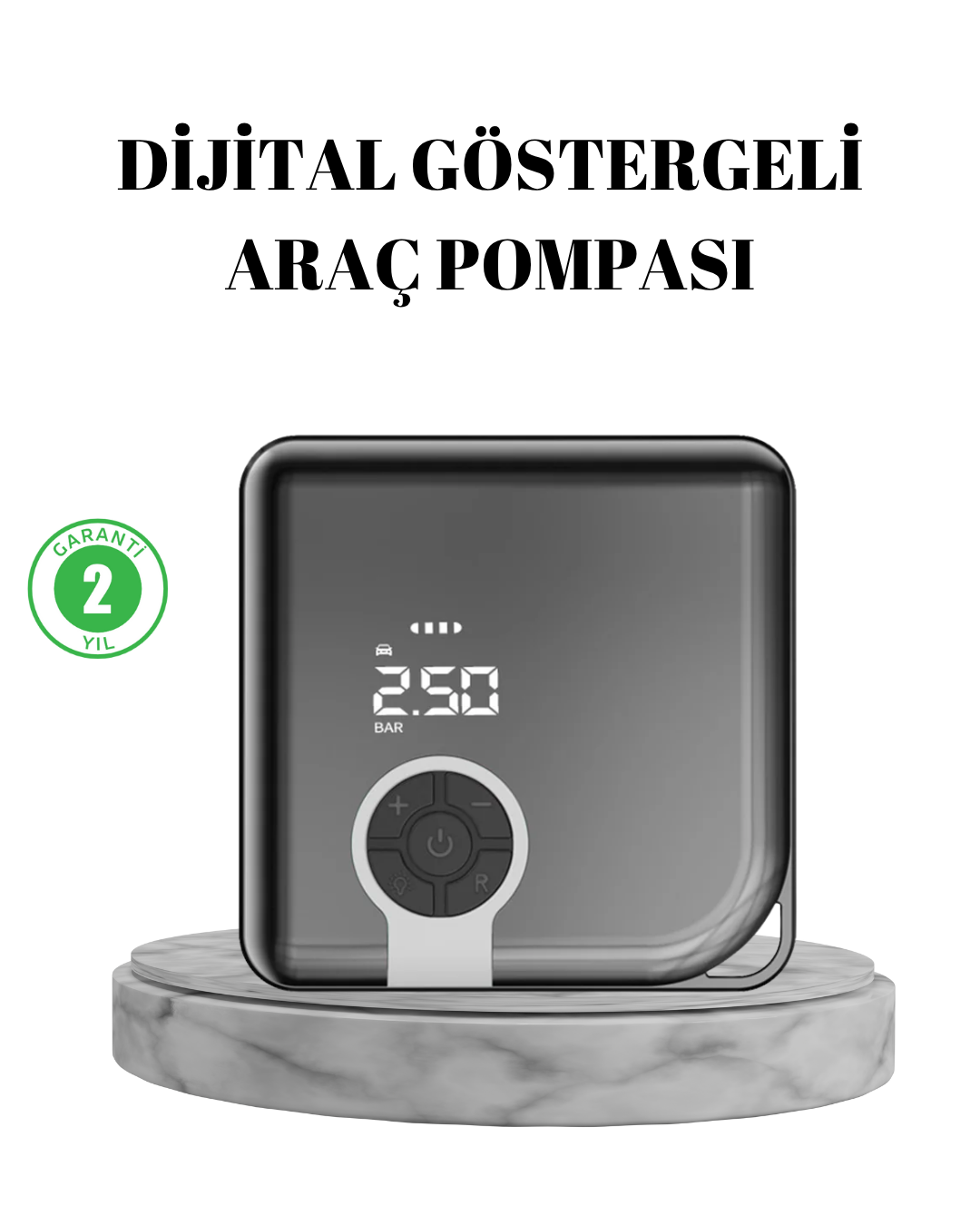 1-129 Taşınabilir Akıllı Hava Kompresörü Yüksek Basınç Kapasiteli - Vipsepet - Görsel 1