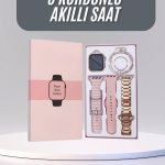 Akıllı Saat 3 Kordonlu Ve Aksesuarlı Bayanlar Için Şık Rose renk - Vipsepet