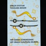 Gerçek Dostlar Yıldızlara Benzer - Arkadaş Şans Bilekliği