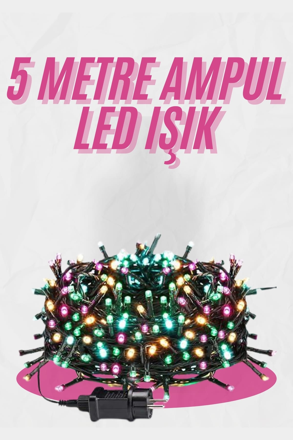 1-132 5 Metre Ampul LED Işık Renkli RGB Çok Renkli Led Aydınlatma - Vipsepet - Görsel 1