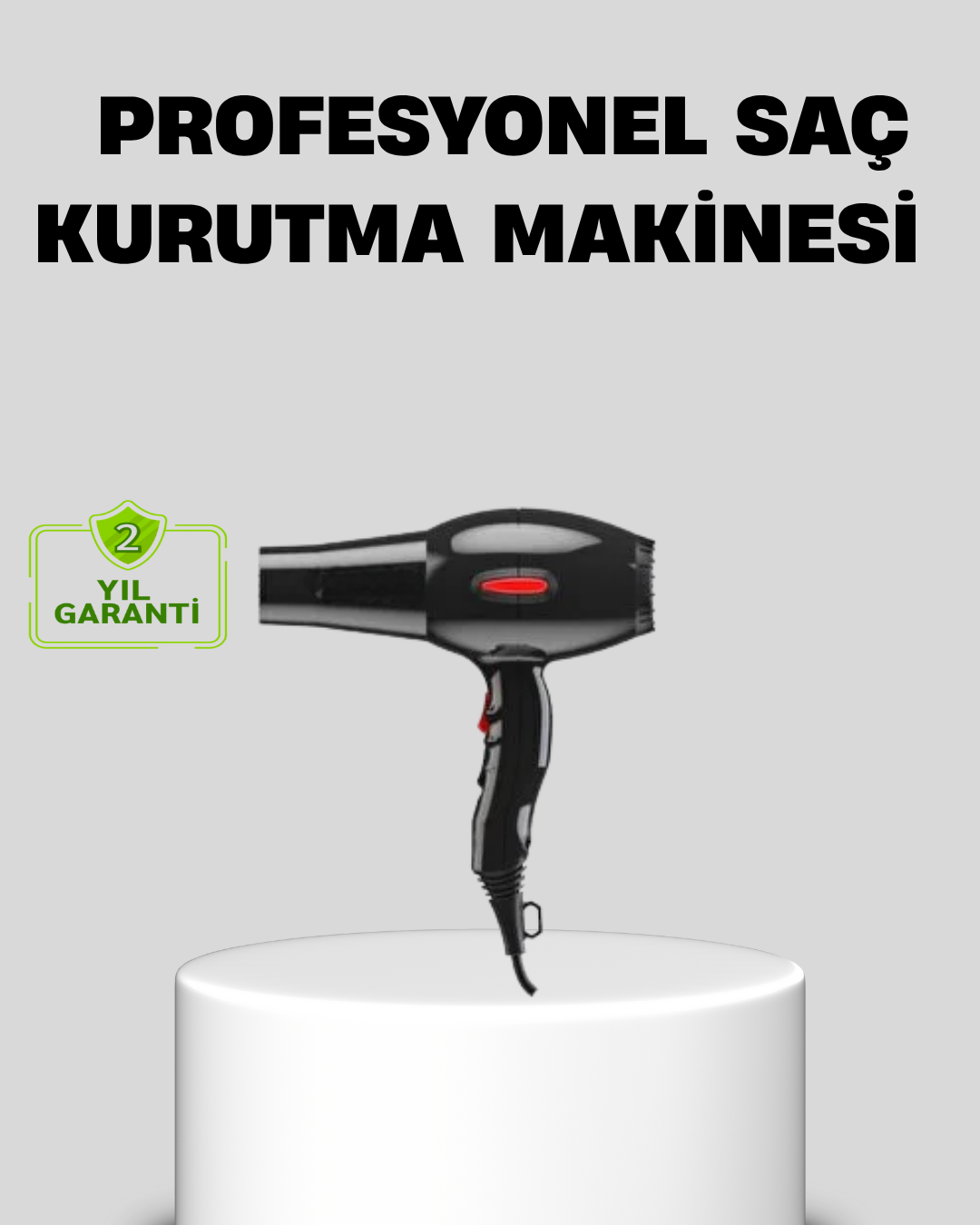 1-135 2200 Watt Profesyonel Saç Kurutma Makinesi AC Motorlu Yüksek Performanslı - Vipsepet - Görsel 1