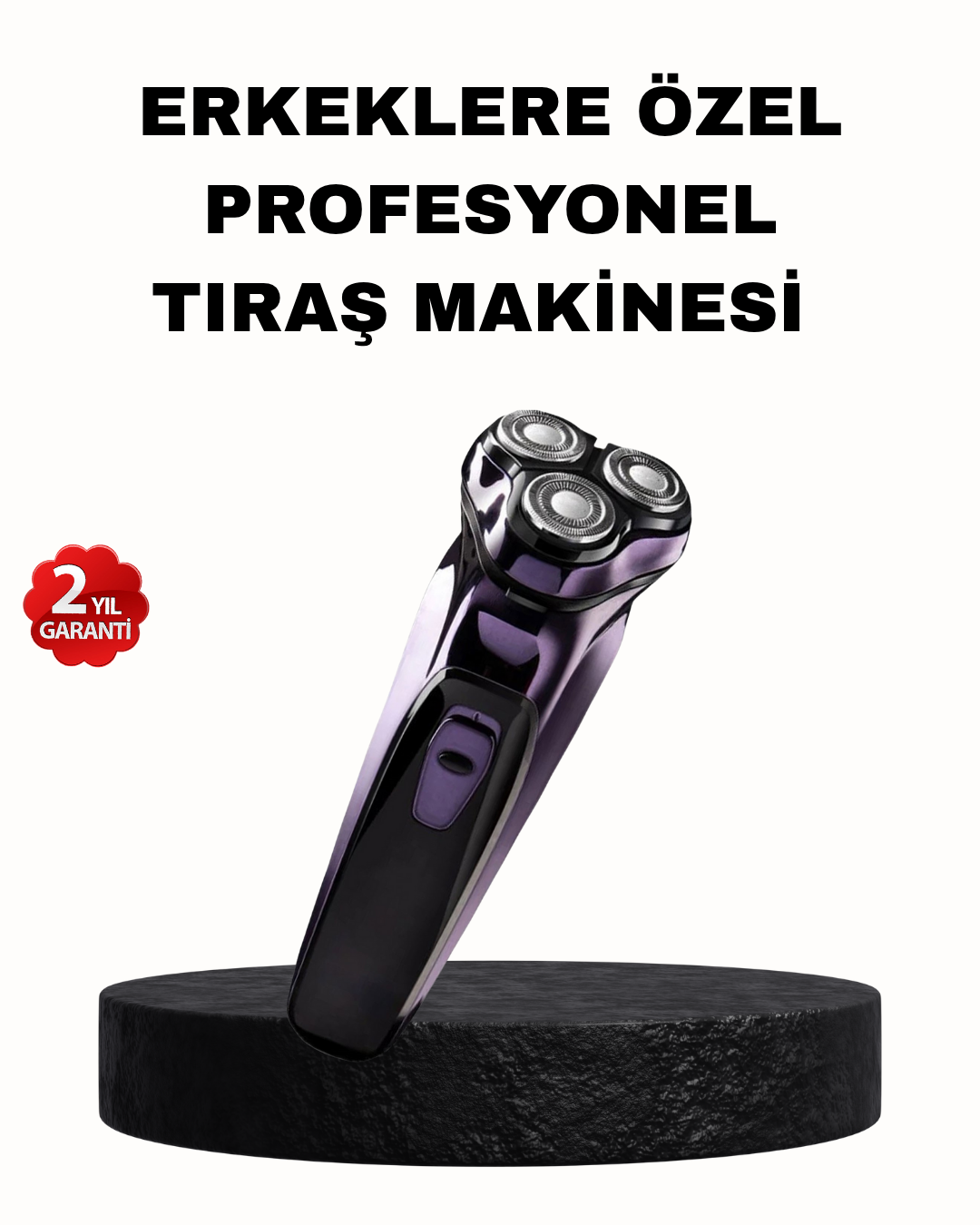 1-136 Şarjlı Saç ve Sakal Tıraş Makinesi Kablosuz Kompakt Tasarımlı - vipsepet - Görsel 1